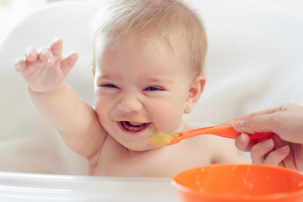 Studie: Übergewicht bei Babys die mit Löffel gefüttert wurden