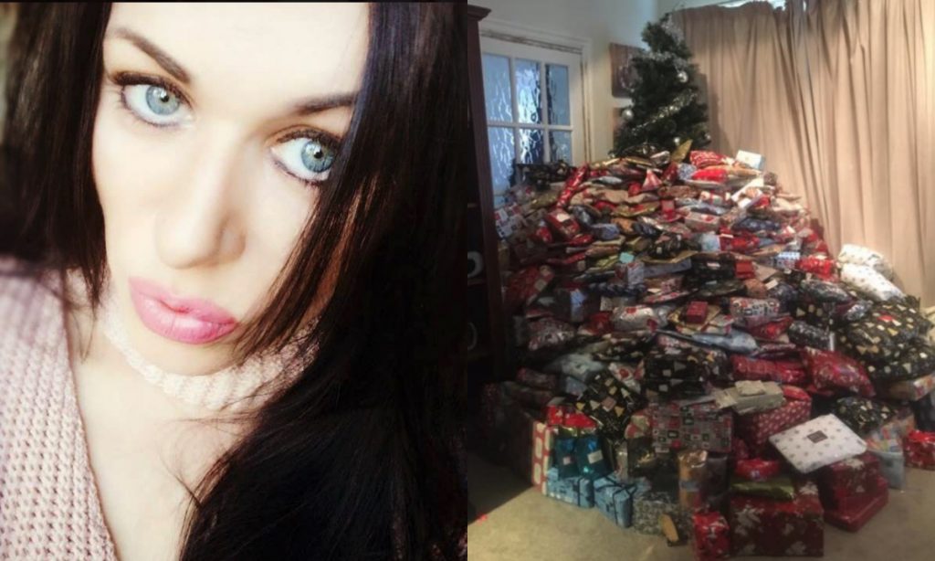Diese Mutter besorgte über 300 Geschenke für ihre drei Kinder