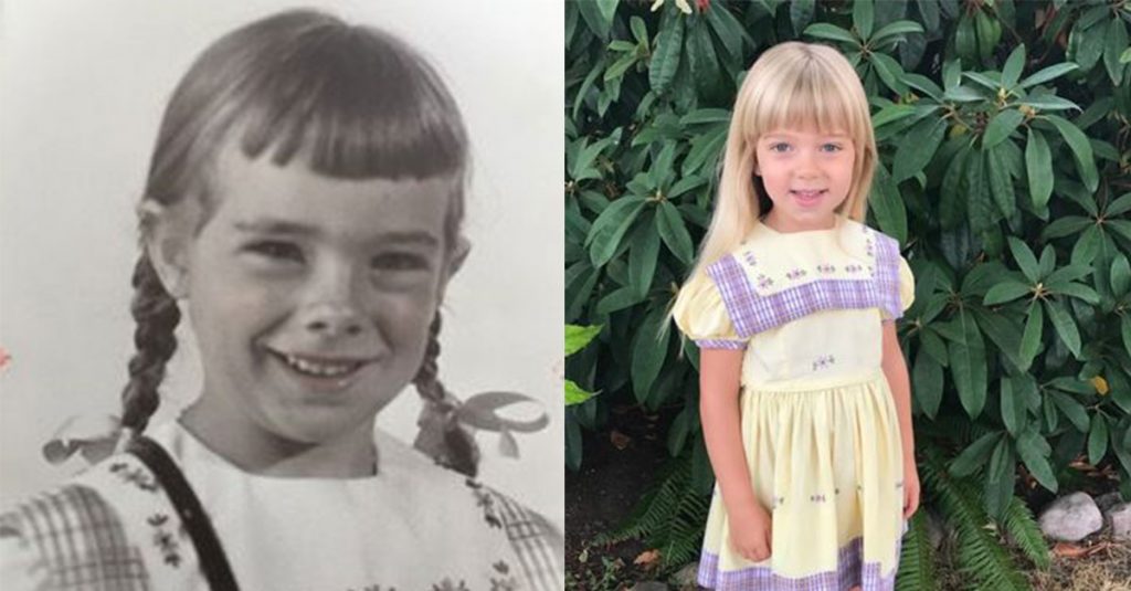 Unglaublich: Diese Familie trägt seit 67 Jahren das gleiche Kleid am ersten Schultag