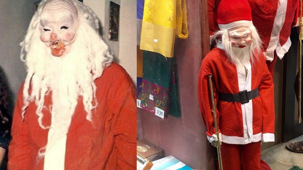 8 Fotos von Weihnachtsmännern, die total unheimlich sind